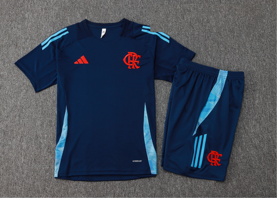 Conjunto de Treino Flamengo 25/26 Adidas - Azul Escuro