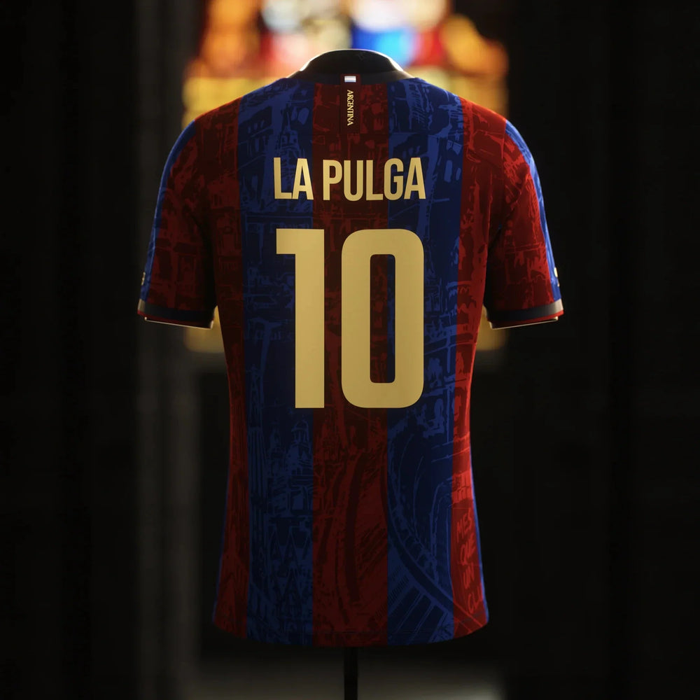 Camisa Barcelona Edição "La Pulga 10"