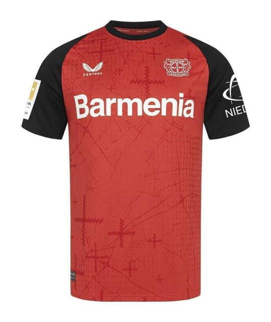 Camisa Bayer Leverkusen 24/25 Home Torcedor - Vermelha