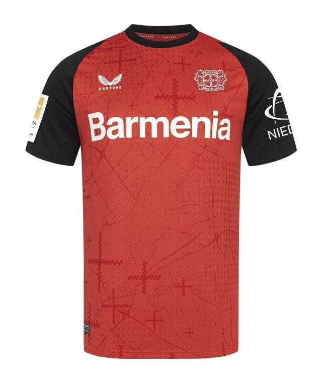Camisa Bayer Leverkusen 24/25 Home Torcedor - Vermelha
