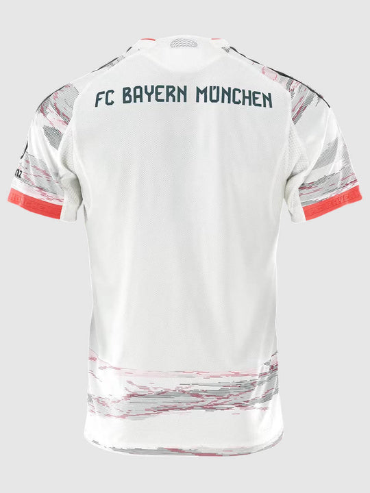 Camisa Bayern de Munique 25/26 Away Adidas Torcedor - Branca