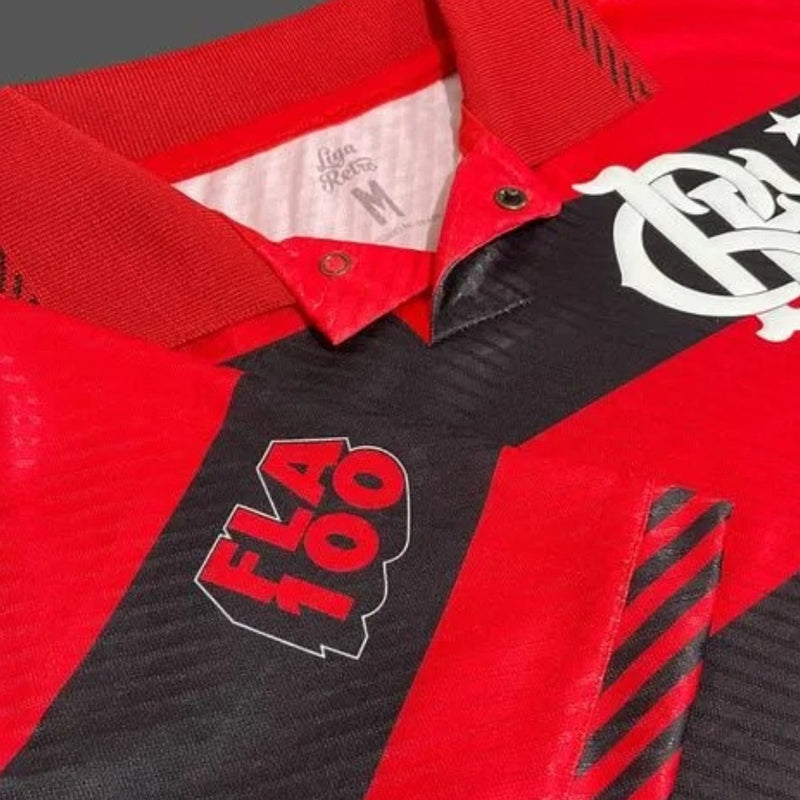 Camisa Flamengo Vermelha Retrô 1995 Fla 100 Masculina - Edição Especial
