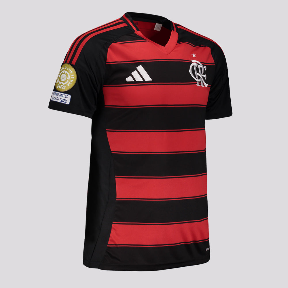 Camisa Flamengo 25/26 Home Adidas Torcedor - Patch Mundial de Clubes