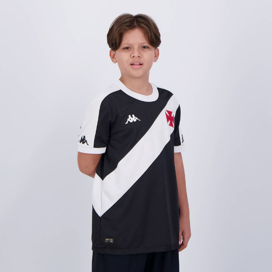 Conjunto Infantil Vasco Home Kappa Torcedor 24/25