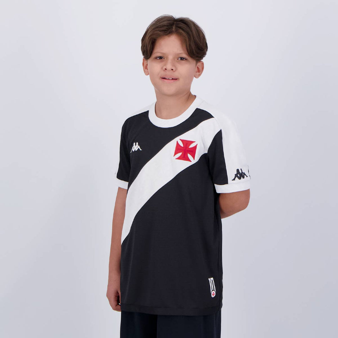 Conjunto Infantil Vasco Home Kappa Torcedor 24/25