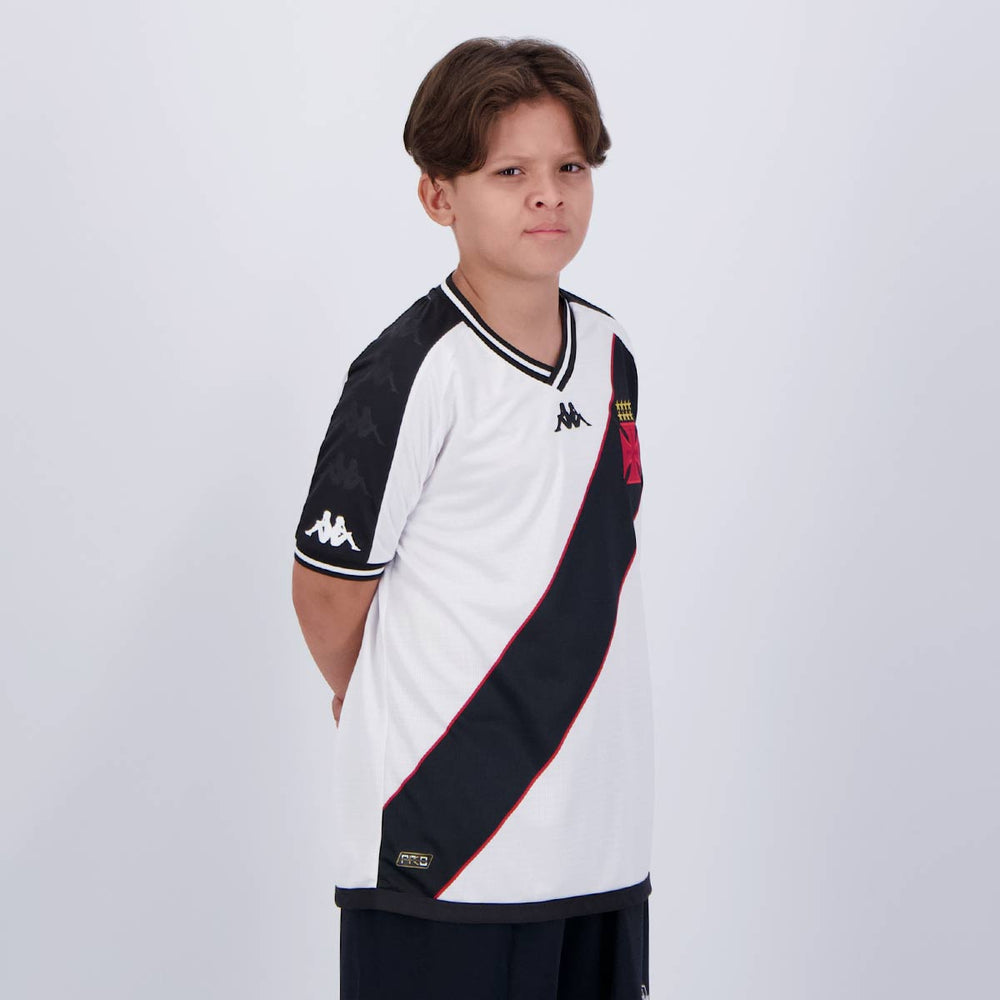 Conjunto Infantil Vasco Away Kappa Torcedor 24/25