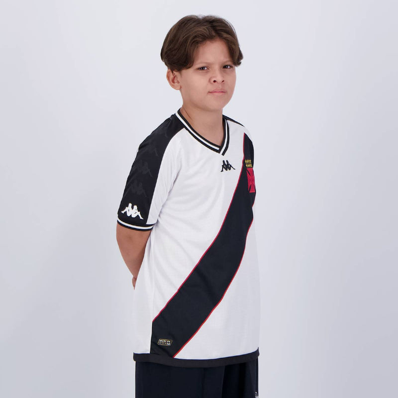 Conjunto Infantil Vasco Away Kappa Torcedor 24/25