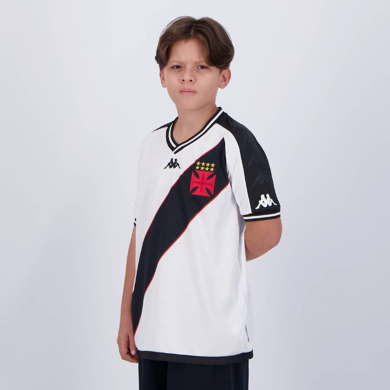 Conjunto Infantil Vasco Away Kappa Torcedor 24/25