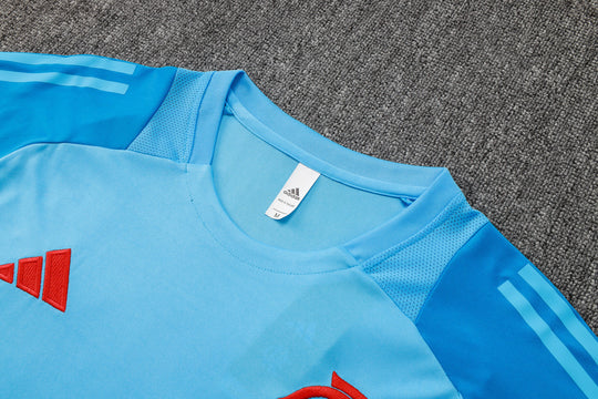 Conjunto de Treino Flamengo 25/26 Adidas - Azul Claro