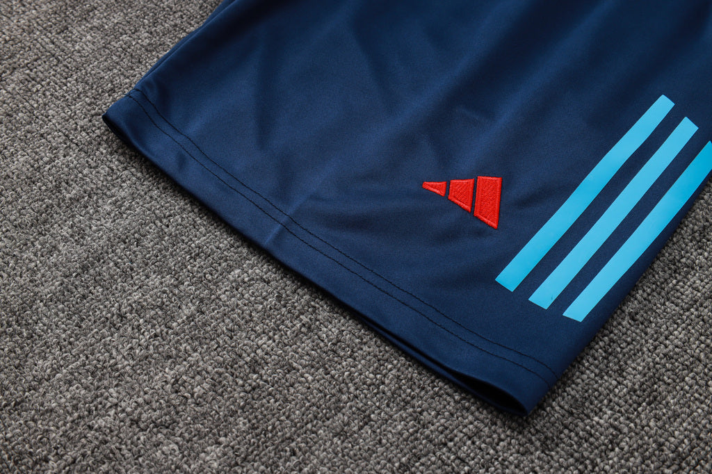 Conjunto de Treino Flamengo 25/26 Adidas - Azul Escuro