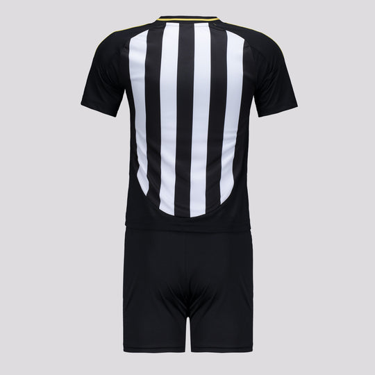 Conjunto Infantil Atlético Mineiro 25/26 Home Adidas - Preto e Branco