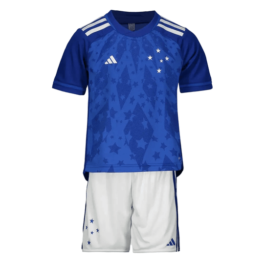 Conjunto Infantil Cruzeiro Home 24/25 Adidas Torcedor