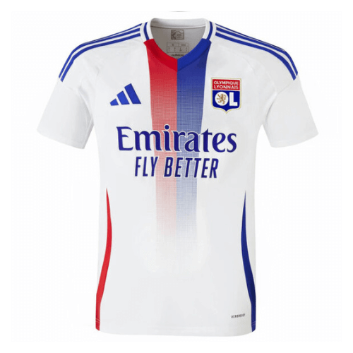 Camisa Lyon 24/25 Home Adidas Torcedor - Branca