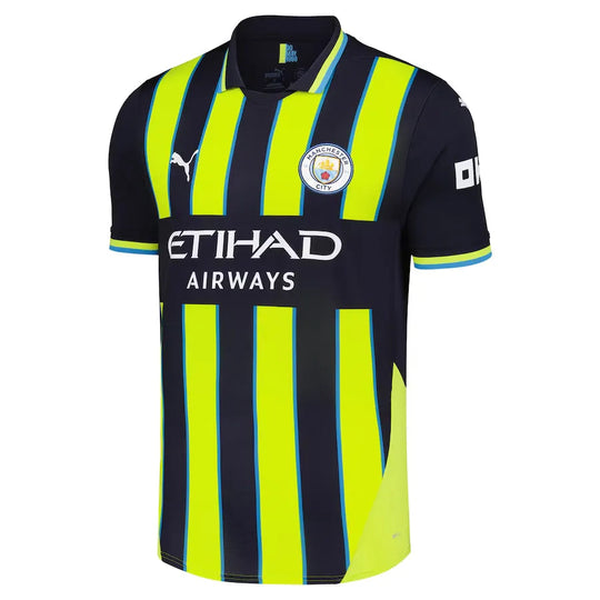 Camisa Manchester City 24/25 Away Puma Torcedor - Amarelo e Azul