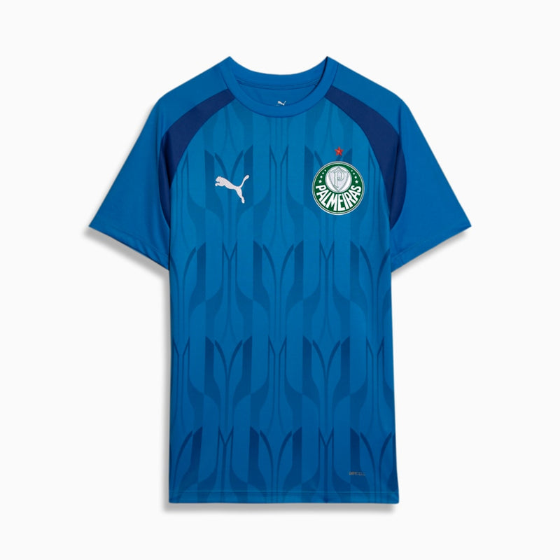 Camisa Palmeiras 24/25 Pré Jogo Puma Masculina - Azul