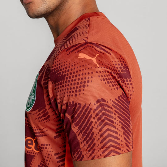 Camisa de Goleiro Palmeiras 25/26 Away Puma Torcedor - Vermelha