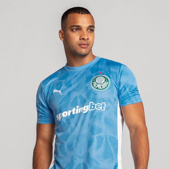 Camisa de Goleiro Palmeiras 25/26 Home Puma Torcedor - Azul