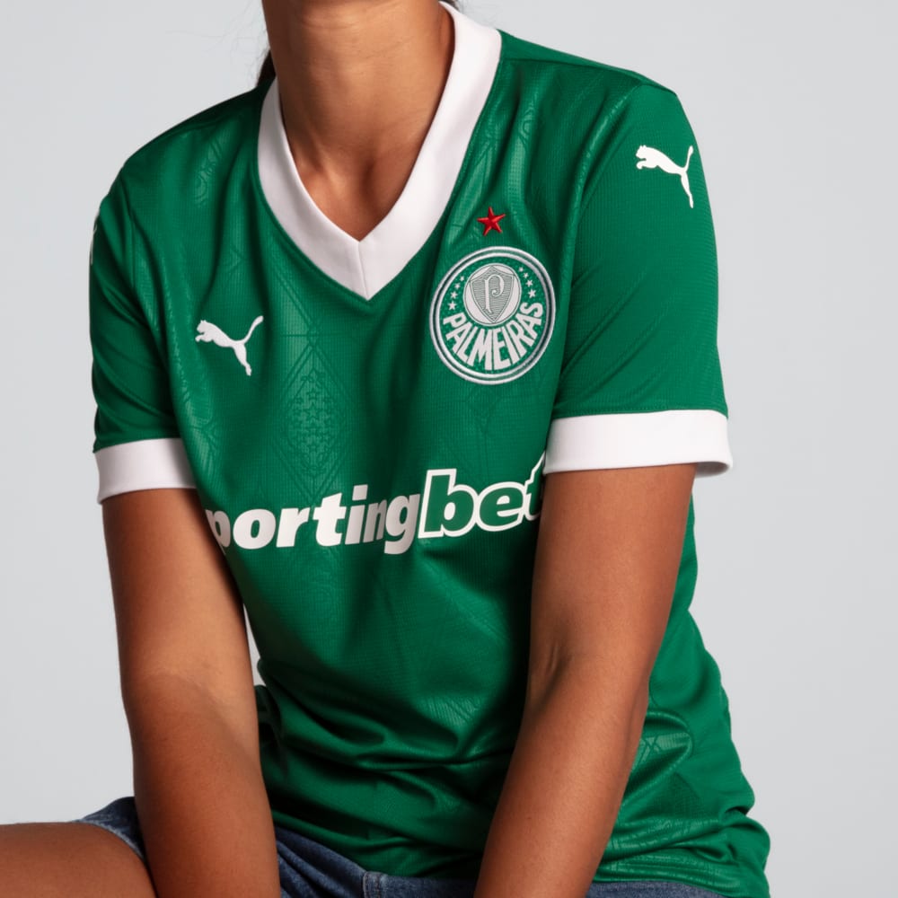 Camisa Feminina Palmeiras 25/26 Puma Home Torcedor - Verde