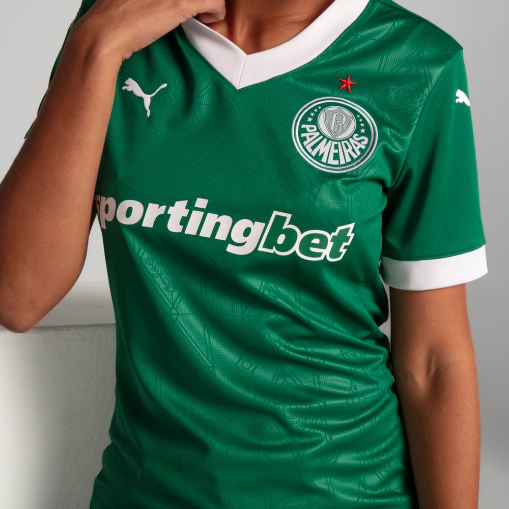 Camisa Feminina Palmeiras 25/26 Puma Home Torcedor - Verde