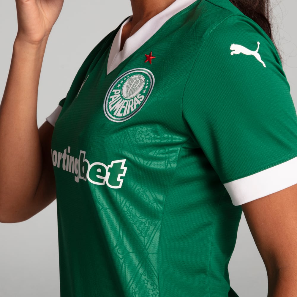 Camisa Feminina Palmeiras 25/26 Puma Home Torcedor - Verde