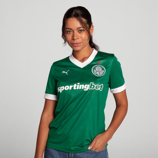 Camisa Feminina Palmeiras 25/26 Puma Home Torcedor - Verde