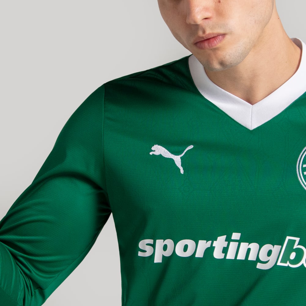 Camisa Palmeiras Manga Longa 25/26 Home Puma Torcedor - Verde