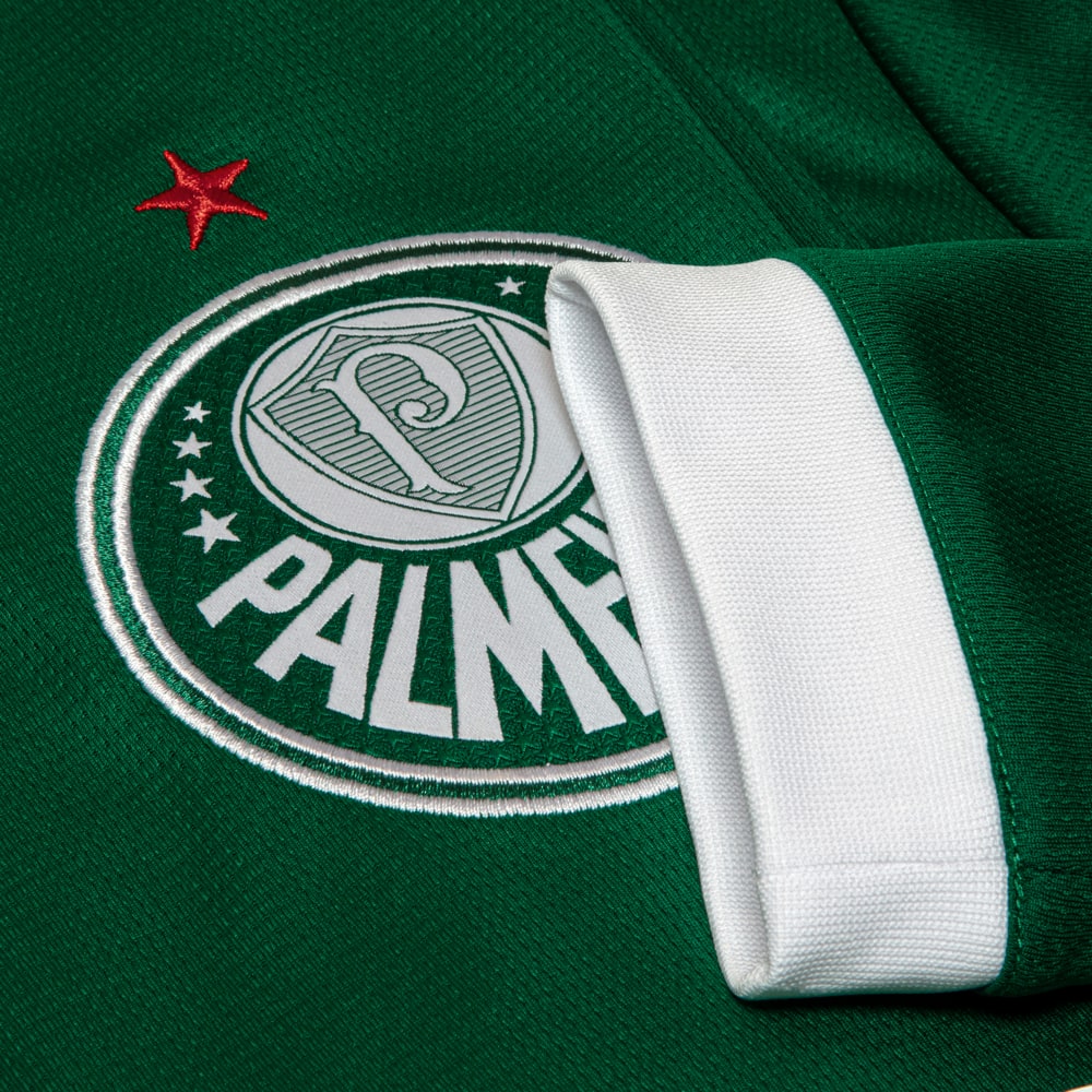 Camisa Palmeiras Manga Longa 25/26 Home Puma Torcedor - Verde