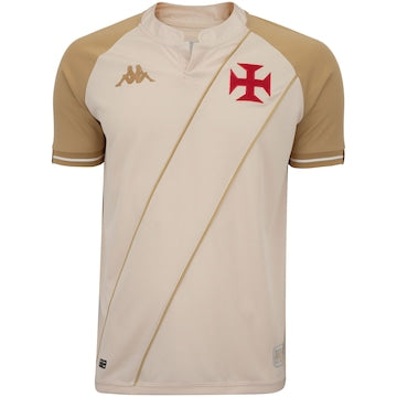Camisa Vasco Third 24/25 Torcedor Kappa Masculina - Bege