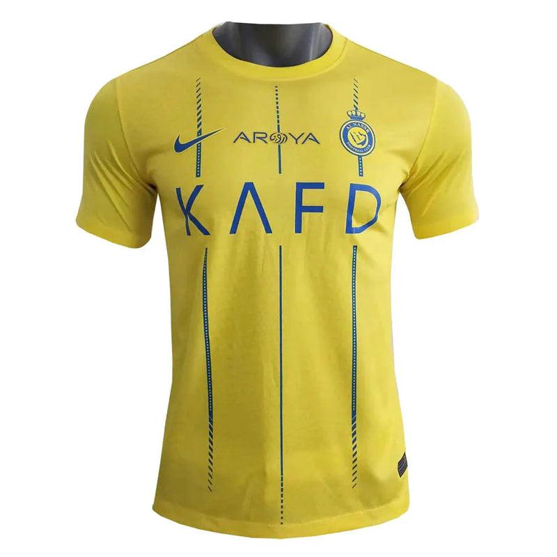 Camisa Al Nassr I 23/24 Nike Torcedor Masculina - Amarela