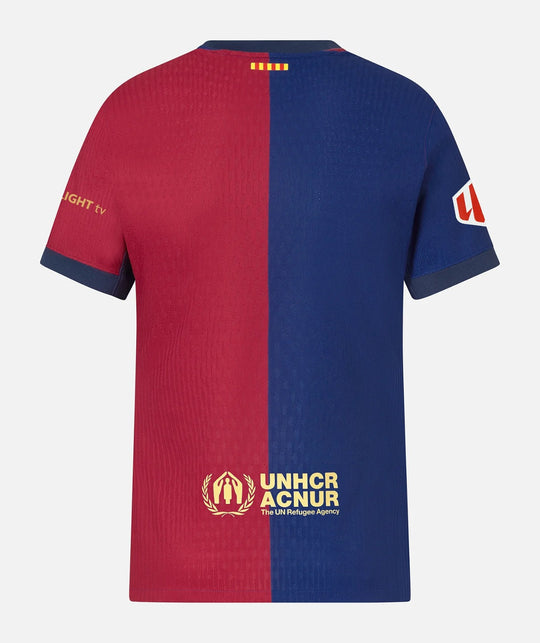 Camisa Barcelona 24/25 Home Nike Edição Especial Coldplay - Azul e Vermelho