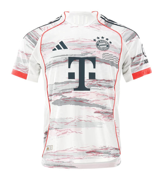 Camisa Bayern de Munique 25/26 Away Adidas Torcedor - Branca
