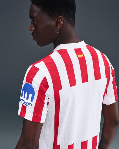 Camisa Atlético de Madrid 25/26 Home Nike Torcedor - Vermelha e Branca