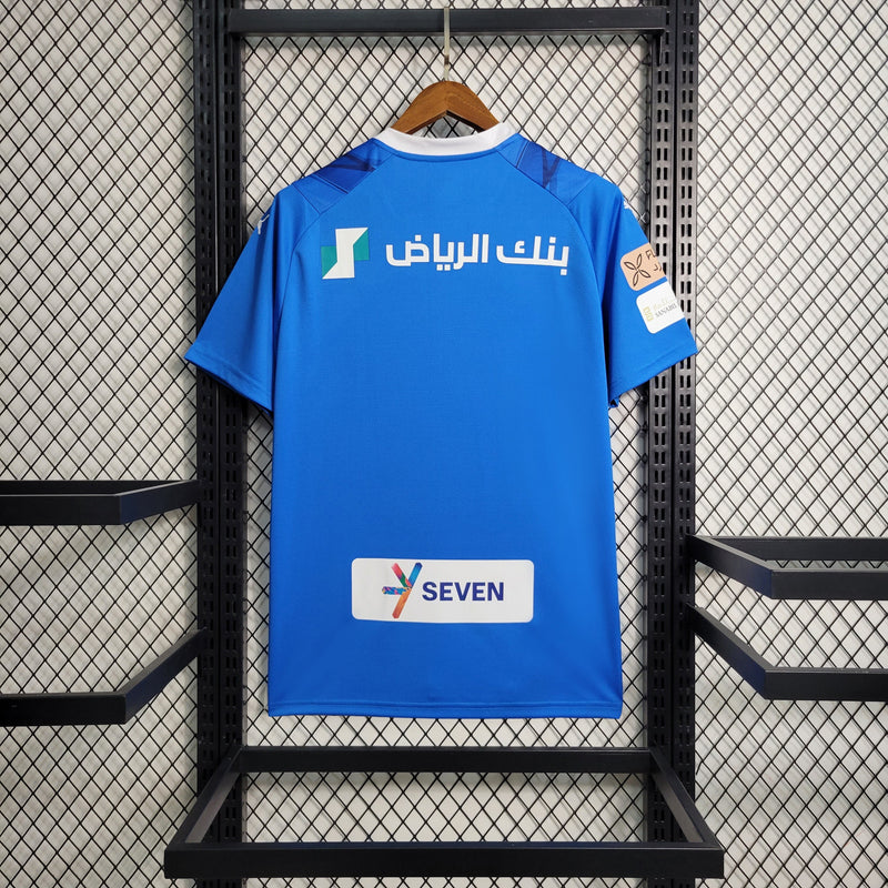 Camisa Al Hilal Home 2023/24 Torcedor - Azul e Branca