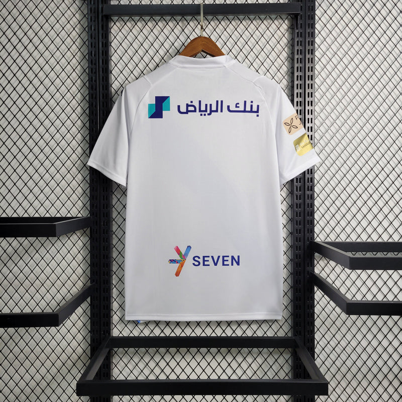 Camisa Al Hilal Away 2023/24 Torcedor - Branca e Azul