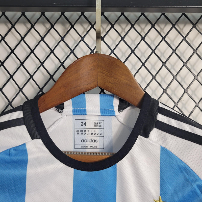 Camisa Seleção Argentina 2022/23 Home 3 - INFANTIL