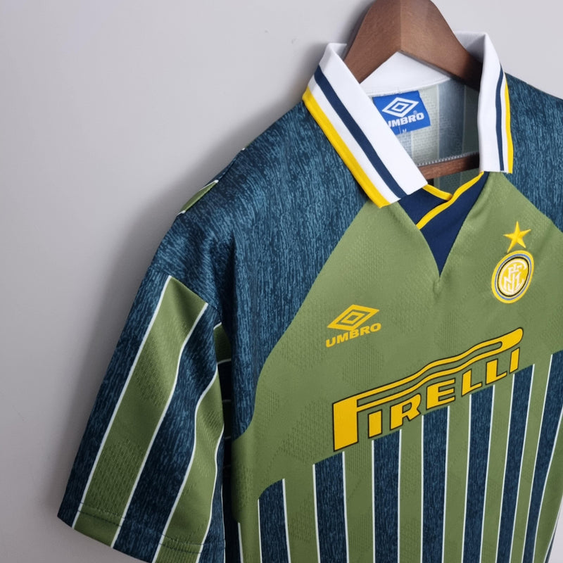 Camisa Inter de Milão Away (2) 1995/96 Umbro Retrô Masculina