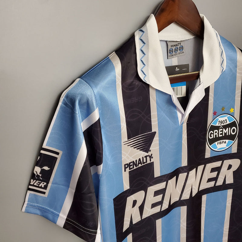 Camisa Grêmio Home (1) 1995/96 Penalty Retrô Masculina