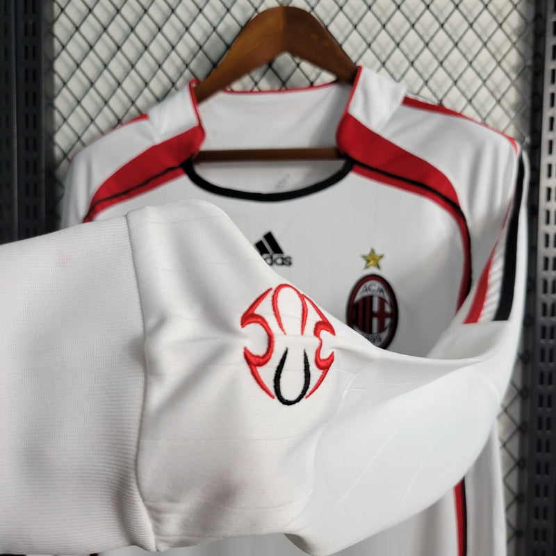 Camisa Milan Away (2) 2006/07 Adidas Retrô Manga Longa Masculina