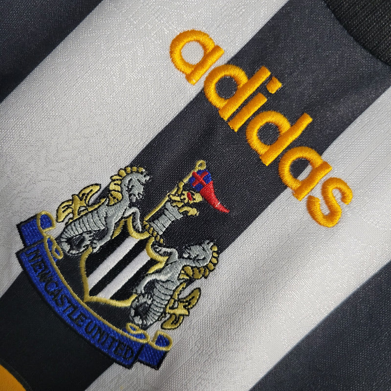 Camisa Newcastle Home (1) 1995/97 Adidas Retrô Manga Longa Masculina