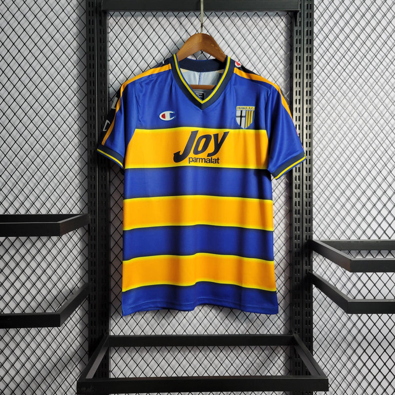 Camisa Parma Home (1) 2001/02 Champion Retrô Masculina