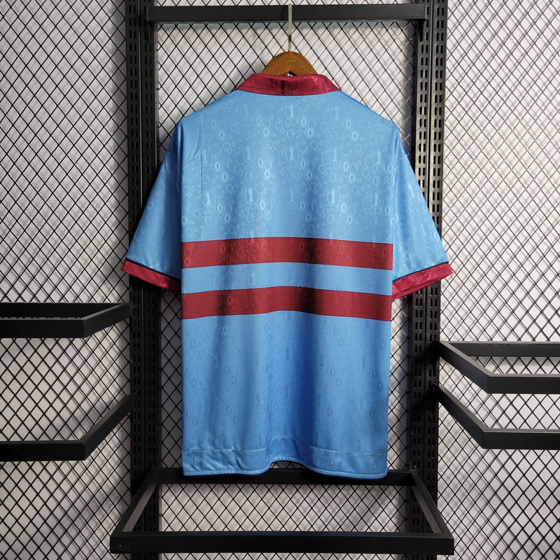 Camisa West Ham Away (2) 1995/97 Pony Retrô Masculina