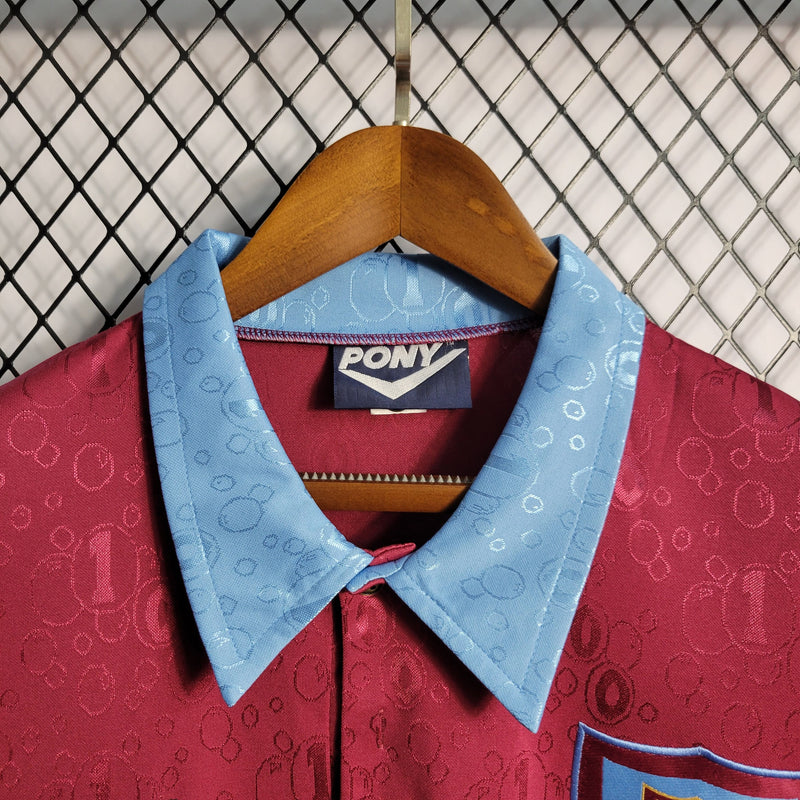 Camisa West Ham Home (1) 1995/97 Pony Retrô Masculina