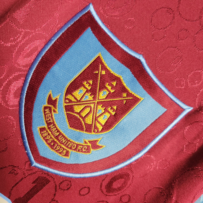 Camisa West Ham Home (1) 1995/97 Pony Retrô Masculina