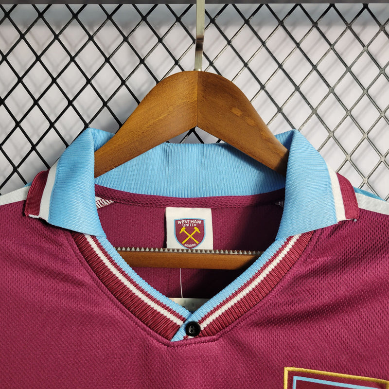 Camisa West Ham Home (1) 1999/01 Fila Retrô Masculina