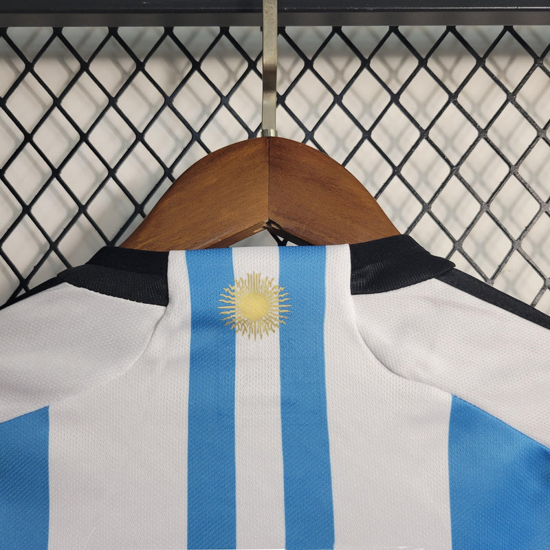 Camisa Seleção Argentina 2022/23 Home 3 - INFANTIL