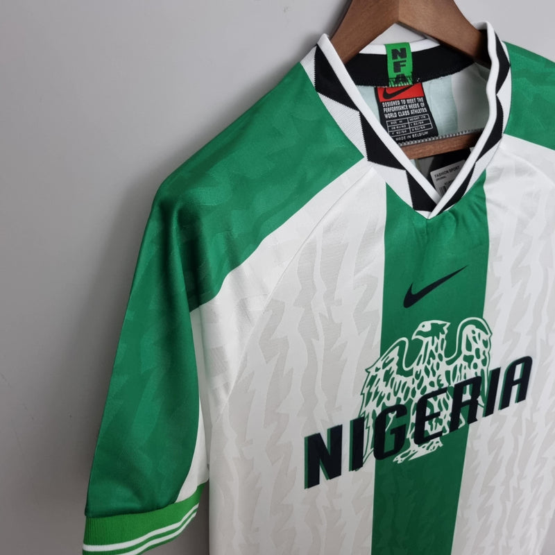 Camisa Nigéria Away (2) 1996/98 Nike Retrô Masculina