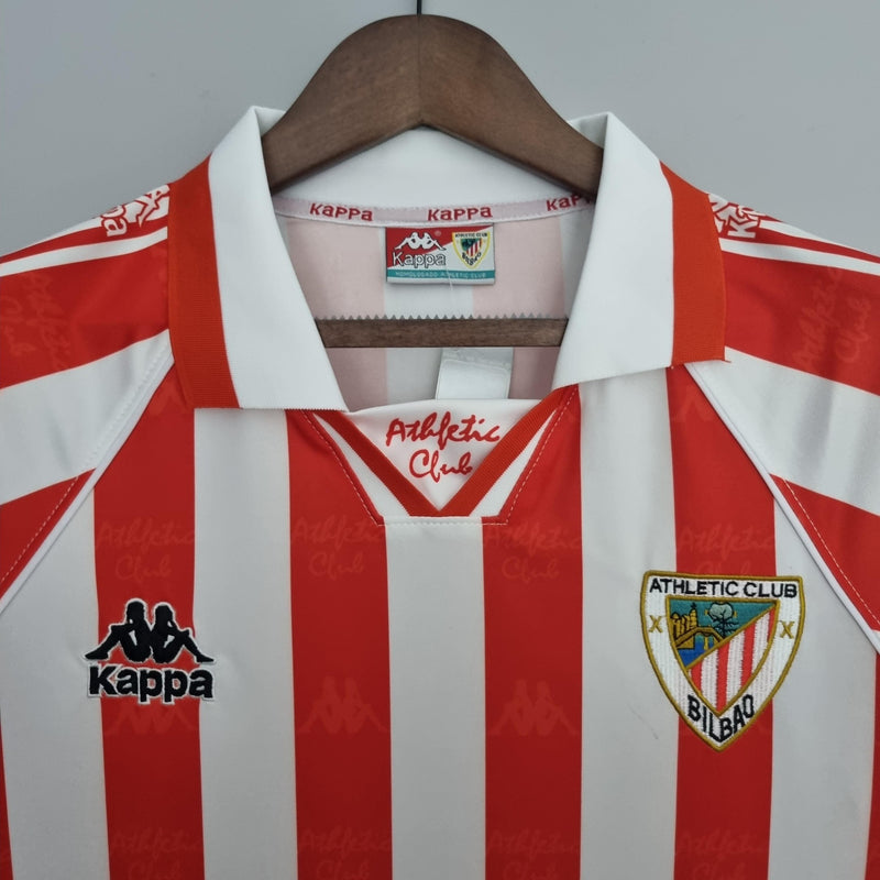 Camisa Athetic Bilbao Home (1) 1995/97 Kappa Retrô Masculina