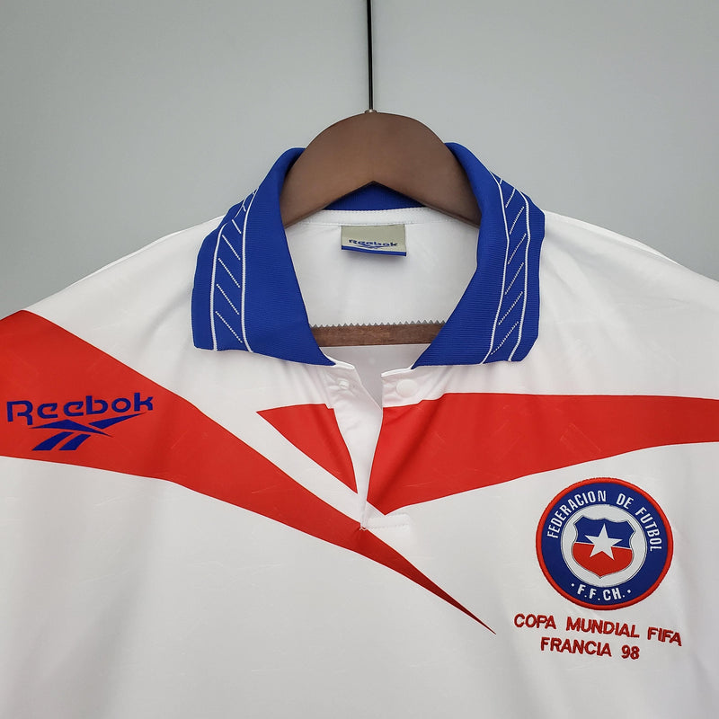 Camisa Chile Away (2) 1998 Reebok Retrô Masculina