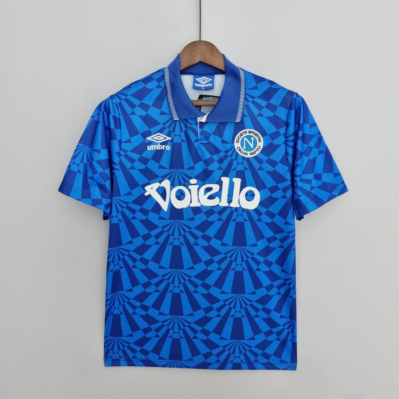 Camisa Napoli Home (1) 1991/93 Umbro Retrô Masculina