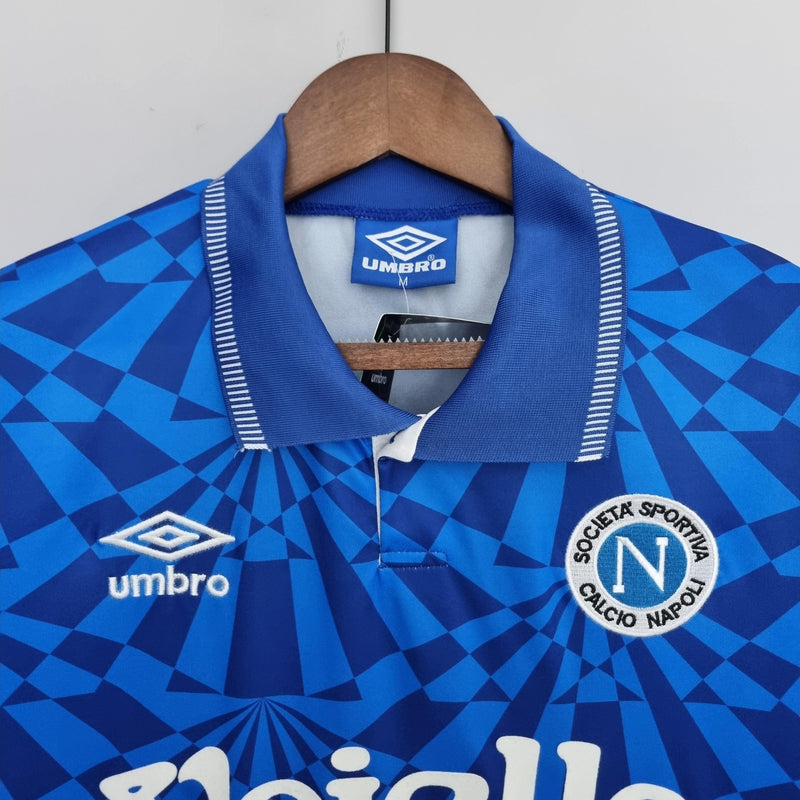 Camisa Napoli Home (1) 1991/93 Umbro Retrô Masculina